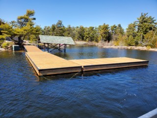8ftx30ft, 8ftx20ft Floating Dock Georgian Bay.jpg